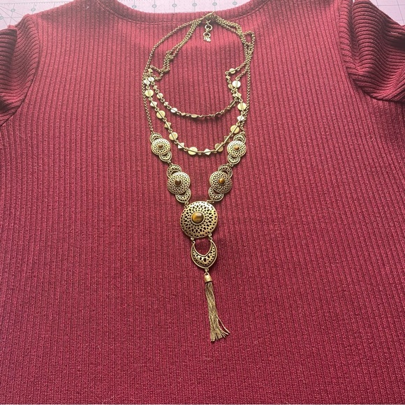 Brass necklace - Picture 6 of 8